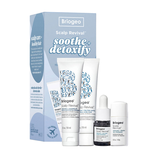 Scalp Revival Soothe and Detoxify Travel Set - Temof 