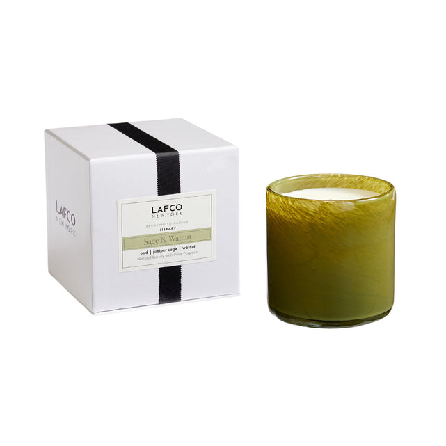 Sage and Walnut Library Signature Candle - Temof Store 