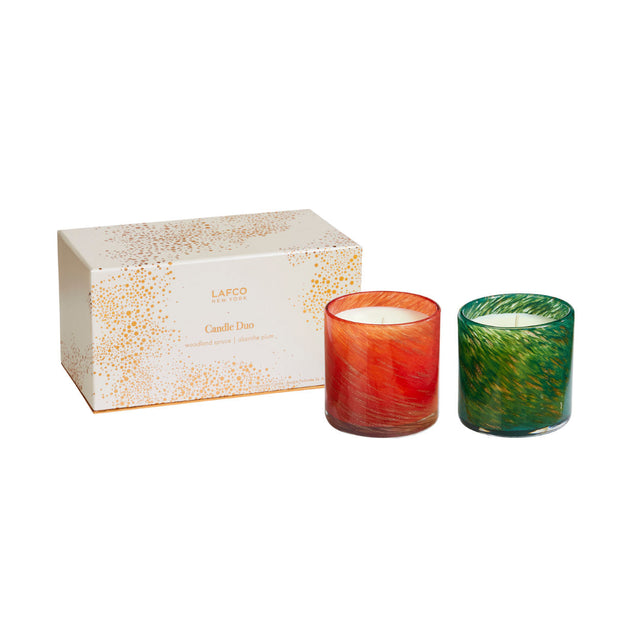 Absinthe Plum and Woodland Spruce Candle Duo (Limited Edition) - Temof Store 