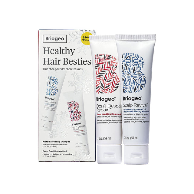 Scalp Revival Shampoo and Don’t Despair, Repair! Hair Mask Travel Gift Set (Limited Edition) - Temof 