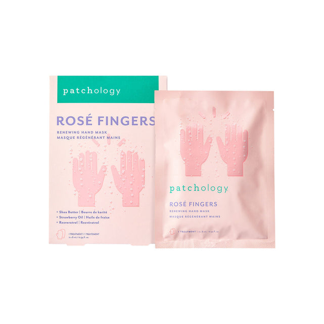 Rosé Fingers Hydrating and Anti-Aging Hand Mask - Temof 