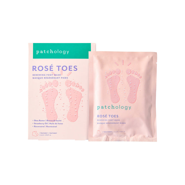 Rosé Toes Renewing and Protecting Foot Mask - Temof 