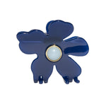 Cobalt Lily Claw Clip - TEMOF 