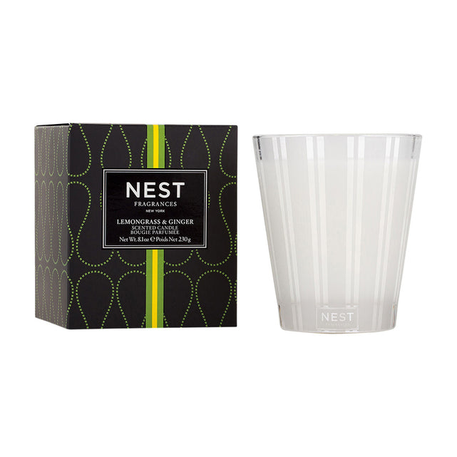 Lemongrass and Ginger Classic Candle - Temof Store 