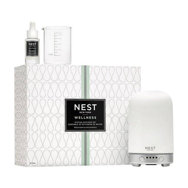 Misting Diffuser Set With Wild Mint and Eucalyptus - Temof Store 