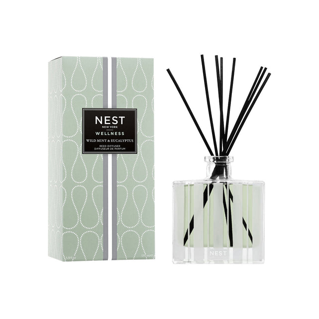 Wild Mint and Eucalyptus Reed Diffuser - Temof Store 