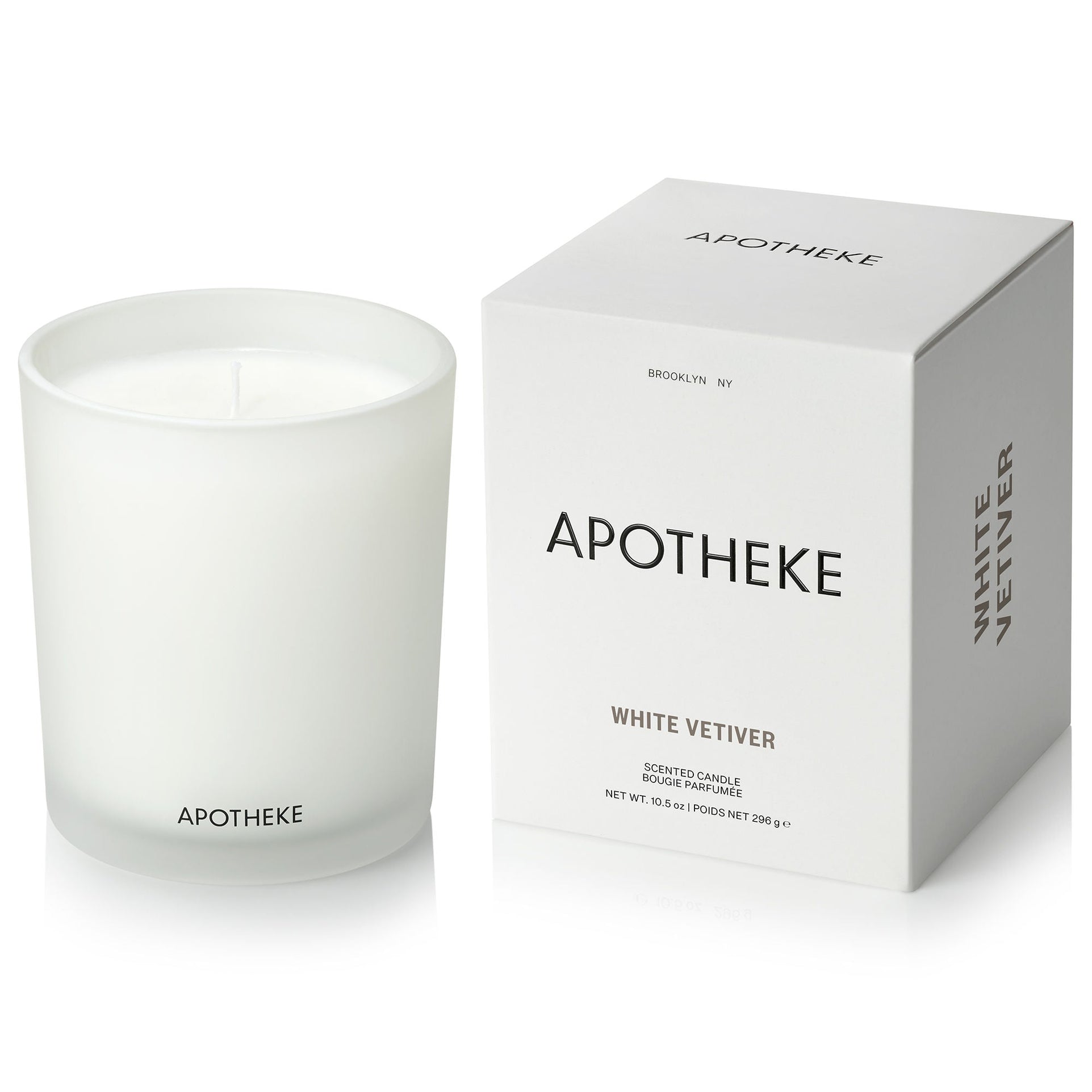 White Vetiver Classic Scented Candle - Temof Store 