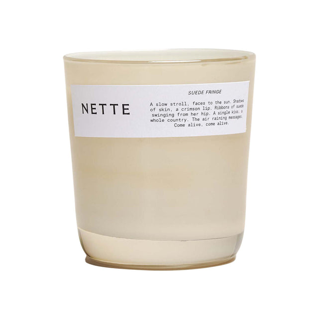 Suede Fringe Candle - Temof Store 