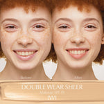 Double Wear Sheer Long-Wear Foundation - TEMOF 