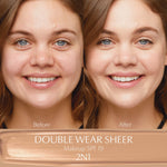 Double Wear Sheer Long-Wear Foundation - TEMOF 