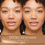 Double Wear Sheer Long-Wear Foundation - TEMOF 