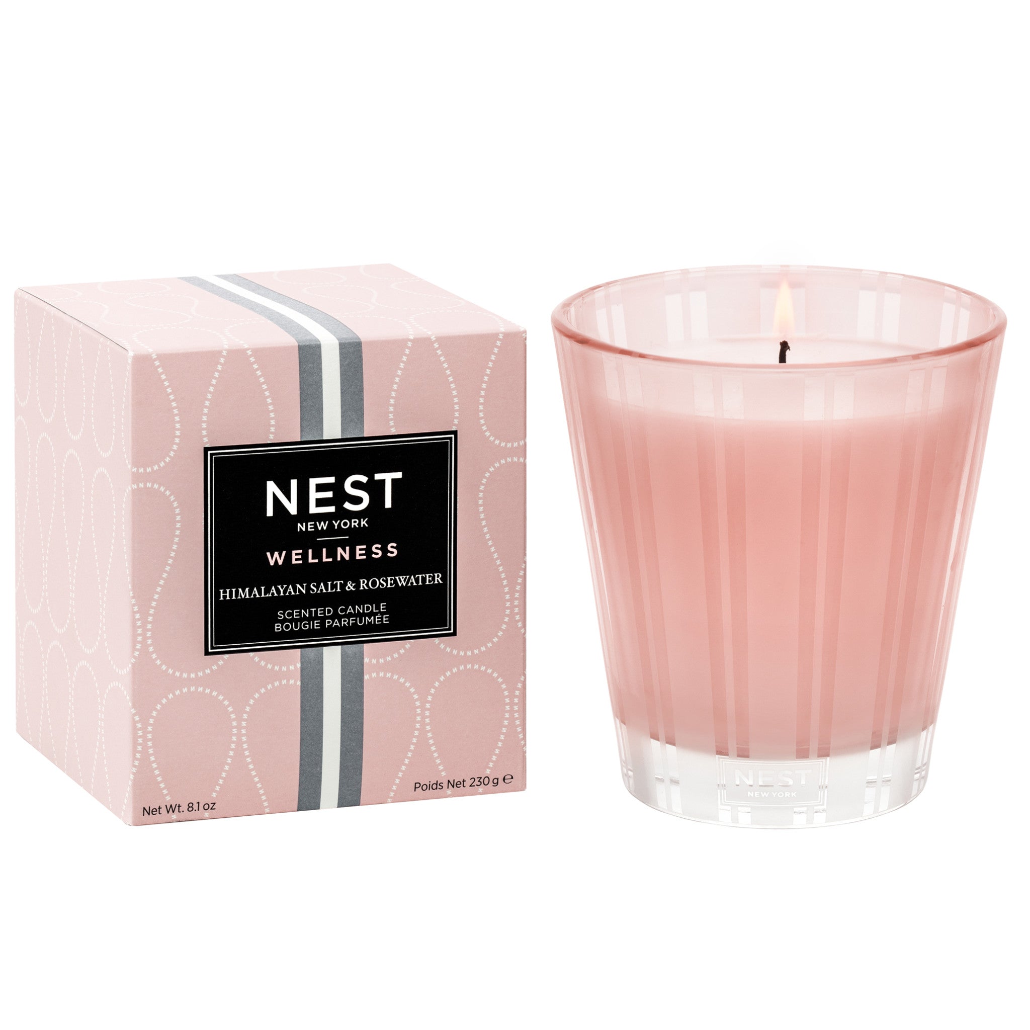 Himalayan Salt and Rosewater Candle - Temof Store 